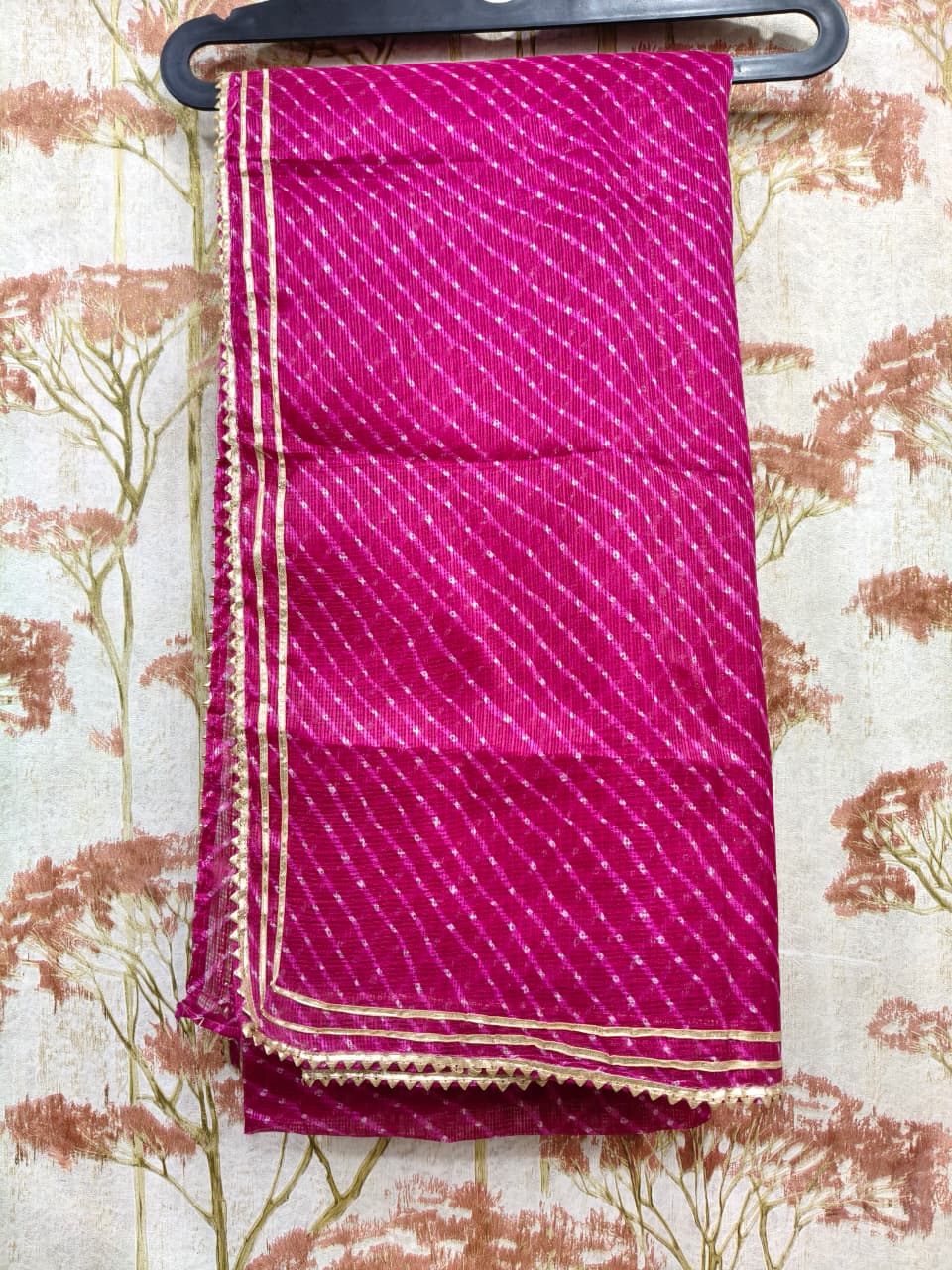 Wedding Dupatta Multicolor for Women Phulkari Bridal Silk