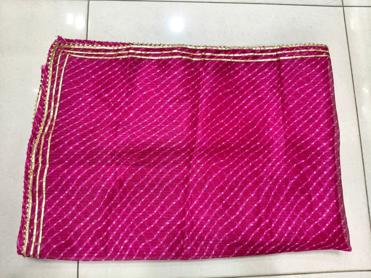 Wedding Dupatta Multicolor for Women Phulkari Bridal Silk