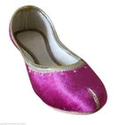 Handmade Bridal Pink Jutti Ethnic Flats Mojari