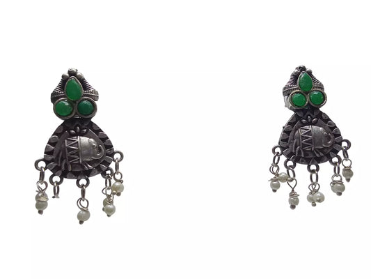 Women Earrings Jewelry Indian Bollywood Style Bridal Brass Earrings By Kalra Creations