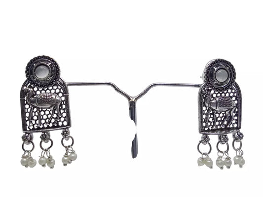 Women Earrings Tops Jewelry Indian Bollywood Style Bridal Brass Earrings