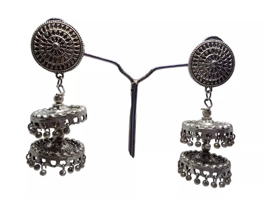 Women Earrings Brass Jewelry Indian Bollywood Style Bridal Brass Earrings