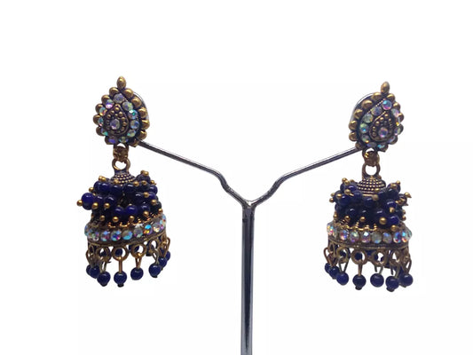 Women Earrings Brass Jewelry Indian Bollywood Style Bridal Brass Earrings