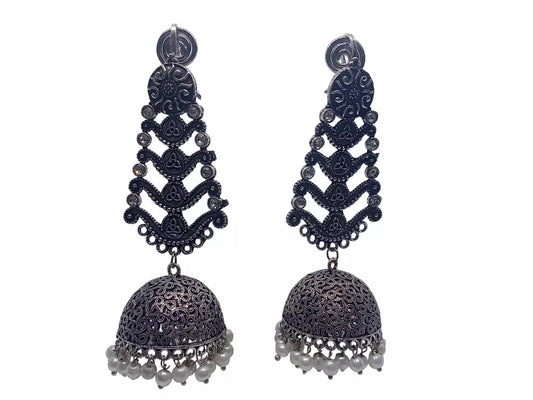 Women Earrings Brass Jewelry Indian Bollywood Style Bridal Brass Earrings
