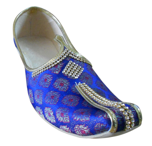 By Kalra Creations Men Shoes Indian Wedding Mojaries Handmade Groom Jutties Loafers & Slip Ons Flip-Flops Flat US 6-9