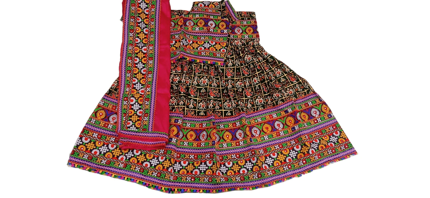 Indian Navratri Lehenga Choli for Women | Garba Dandiya Dress