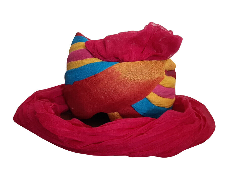 Men Hat Ethnic Designer Indian Sherwai Traditional Turban Multicolor Pagri Handmade Safa Pag