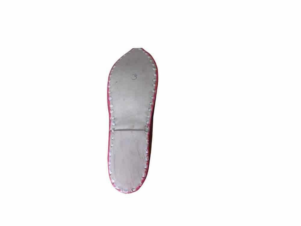 Women Shoes Handmade Wedding Khussa Traditional Boho Leather Mojaries Flip-Flops US 5.5-7.5