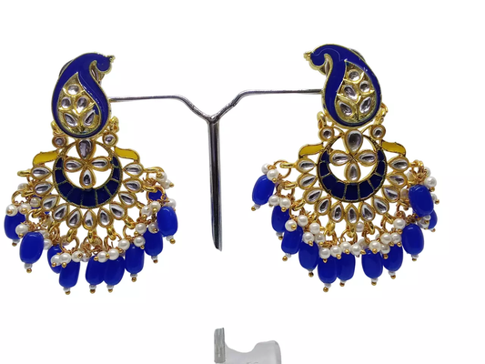 Women Earrings Indian Bollywood Gold Plated Valentine's Day Gift