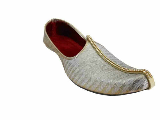 By Kalra Creations Men Shoes Traditional Indian Groom Jutties Party Handmade Mojaries Loafers & Slip Ons Flip-Flops Flat US 6-10
