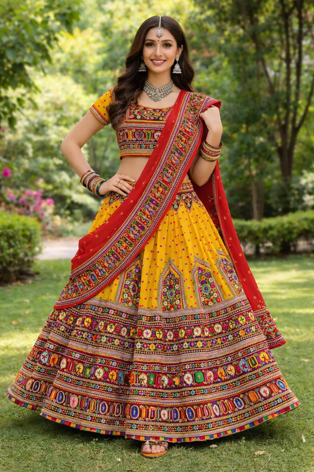Designer Navratri Lehenga Choli for Women