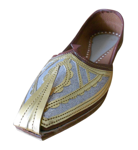 By Kalra Creations Men Shoes Indian Mojaries Loafers & Slip Ons Brown Punjabi Khussa Jutties Flip-Flops Flat US 7-10
