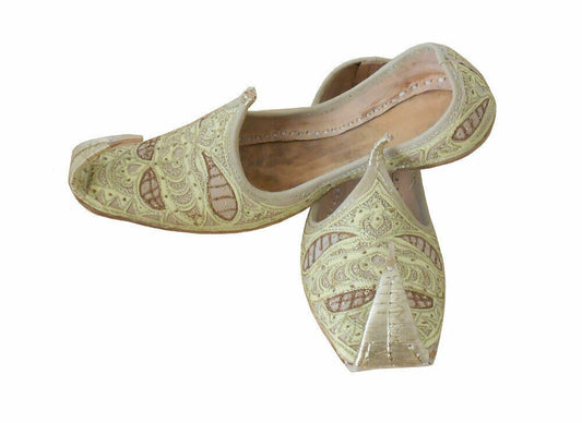 By Kalra Creations Men Shoes Leather Mojaries Aladdin Mojaries Indian Khussa Loafers Slip Ons Lime Yellow Flip-Flops Flat US 7