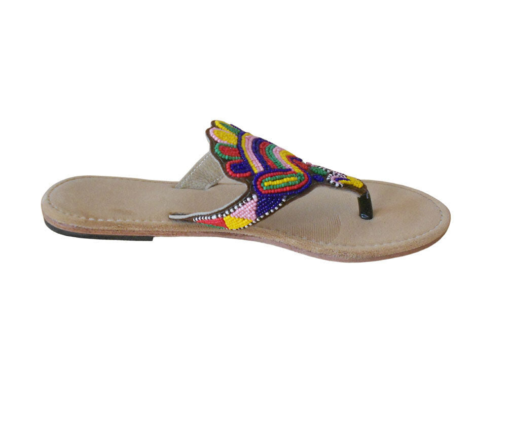 Women Slippers Traditional Indian Jutties Leather Mojaries Traditional Khussa Flip-Flops Flat US 7-9