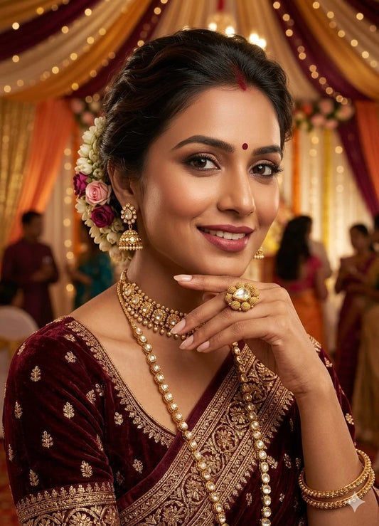 Indian Traditional Polki Ring for Women