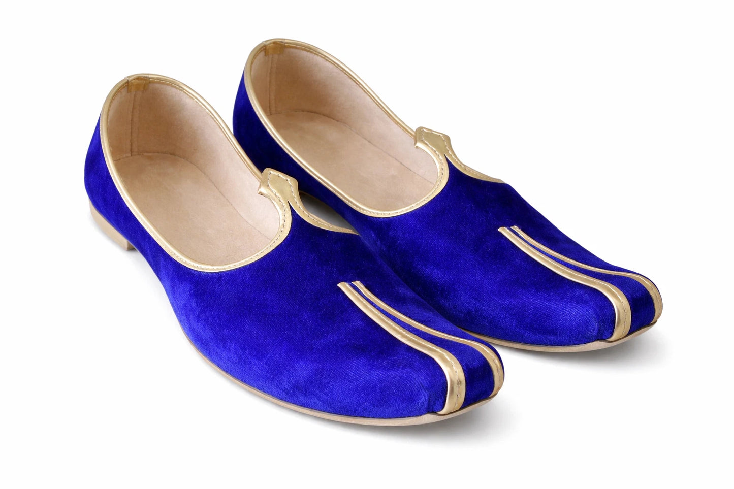 Handmade Men’s Wedding Mojari Blue
