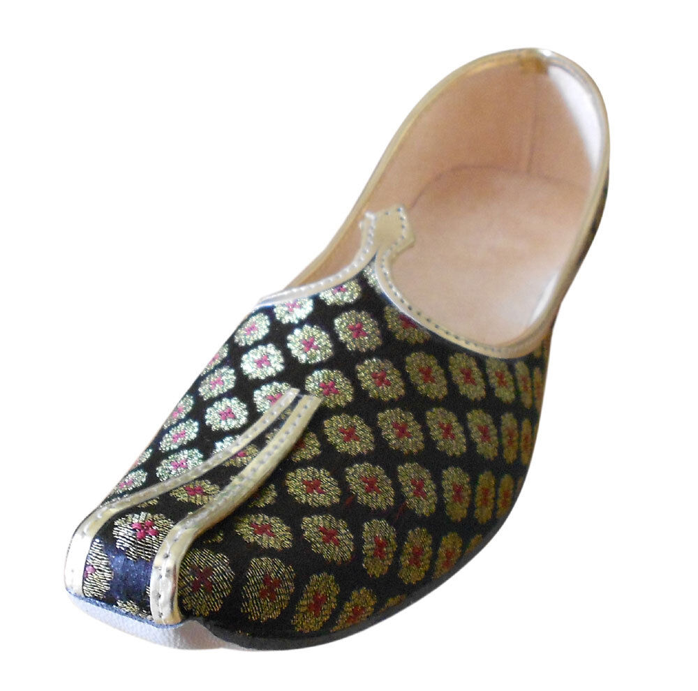 Men Shoes Indian Mojaries Sherwani Khussa Groom Party Ethnic Jutties Loafers & Slip Ons Flip-Flops Flat US 6-10