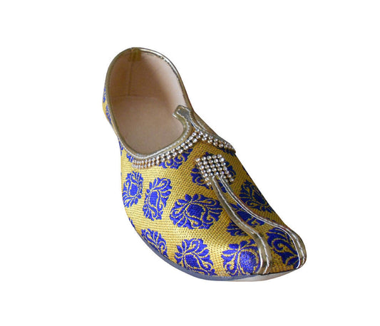 By Kalra Creations Men Shoes Wedding Jutties Indian Handmade Groom Mojaries Loafers & Slip Ons Flip-Flops Flat US 6-9