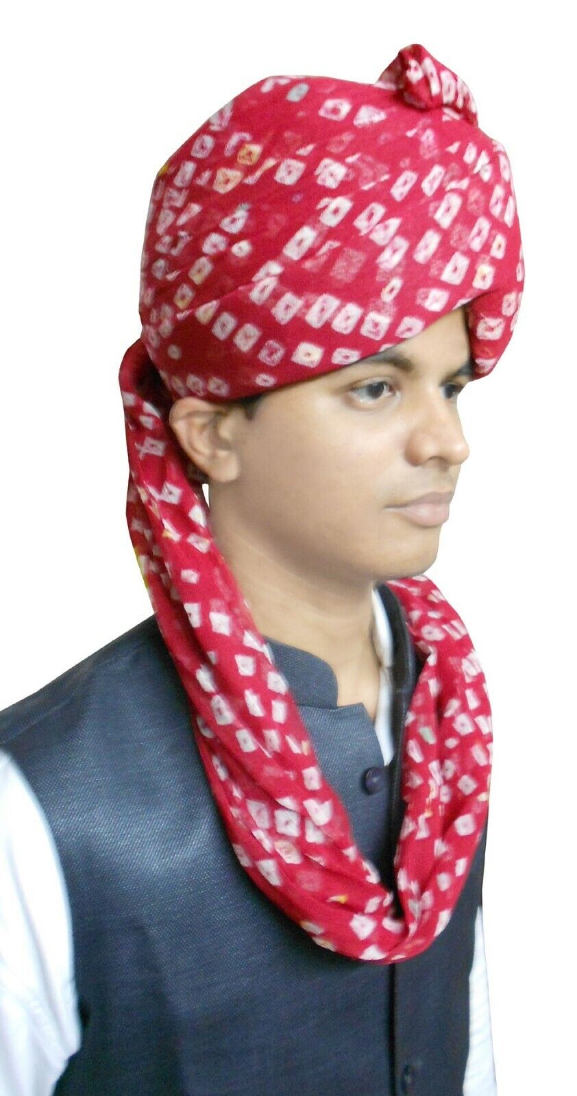 Men Hat Cotton Blend Wedding Turban Indian Safa Traditional Handmade Pagri