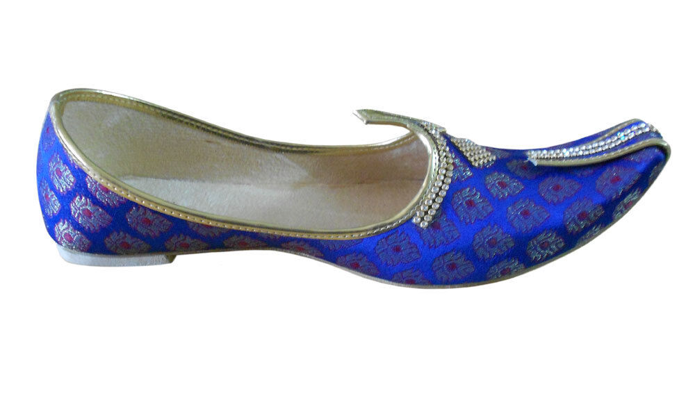 Men Shoes Indian Wedding Mojaries Handmade Groom Jutties Loafers & Slip Ons Flip-Flops Flat US 6-9