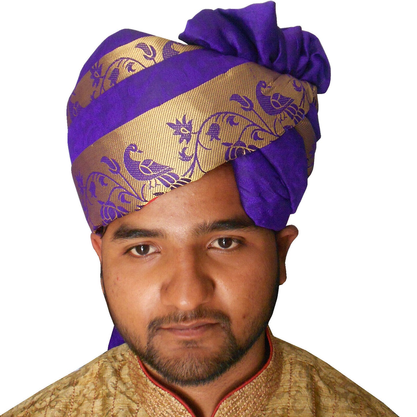 Men Hat Designer Groom Wedding Turban Indian Sherwani Pagri Handmade Safa Pag