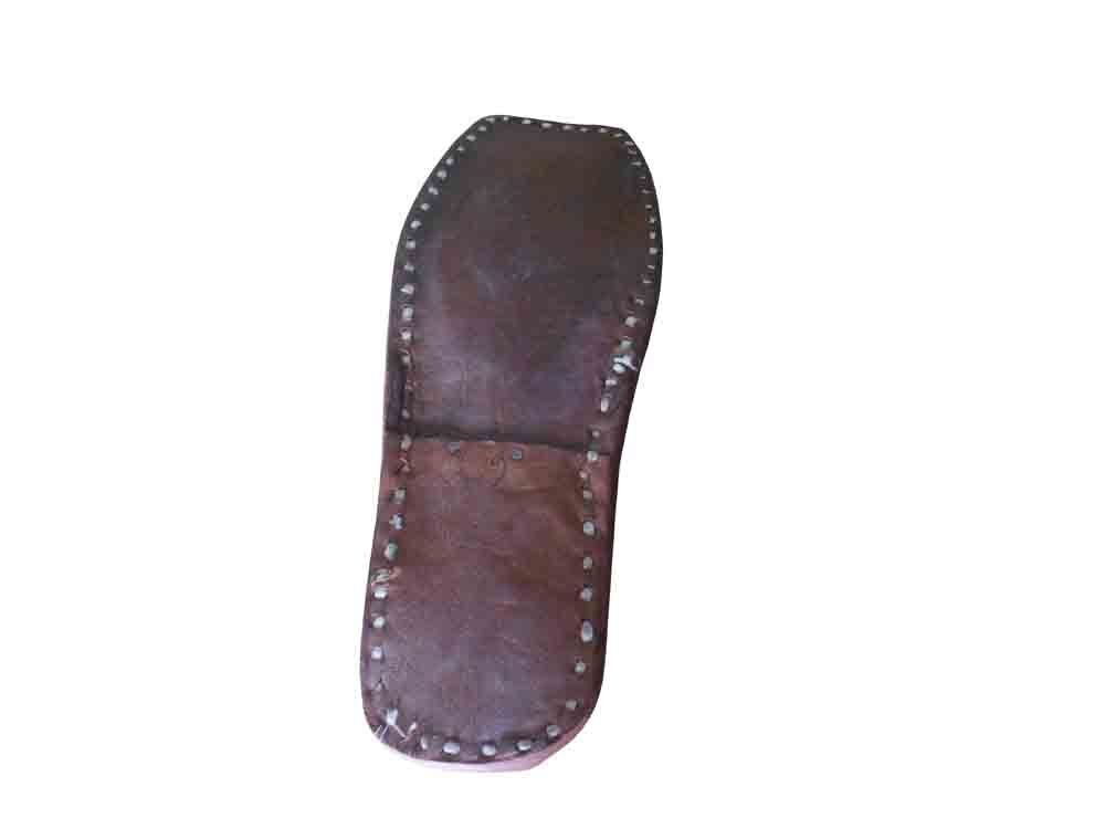 Men Shoes Indian Handmade Sandals Jutties Leather Khussa Brown Loafers Flip-Flops Flat US 9