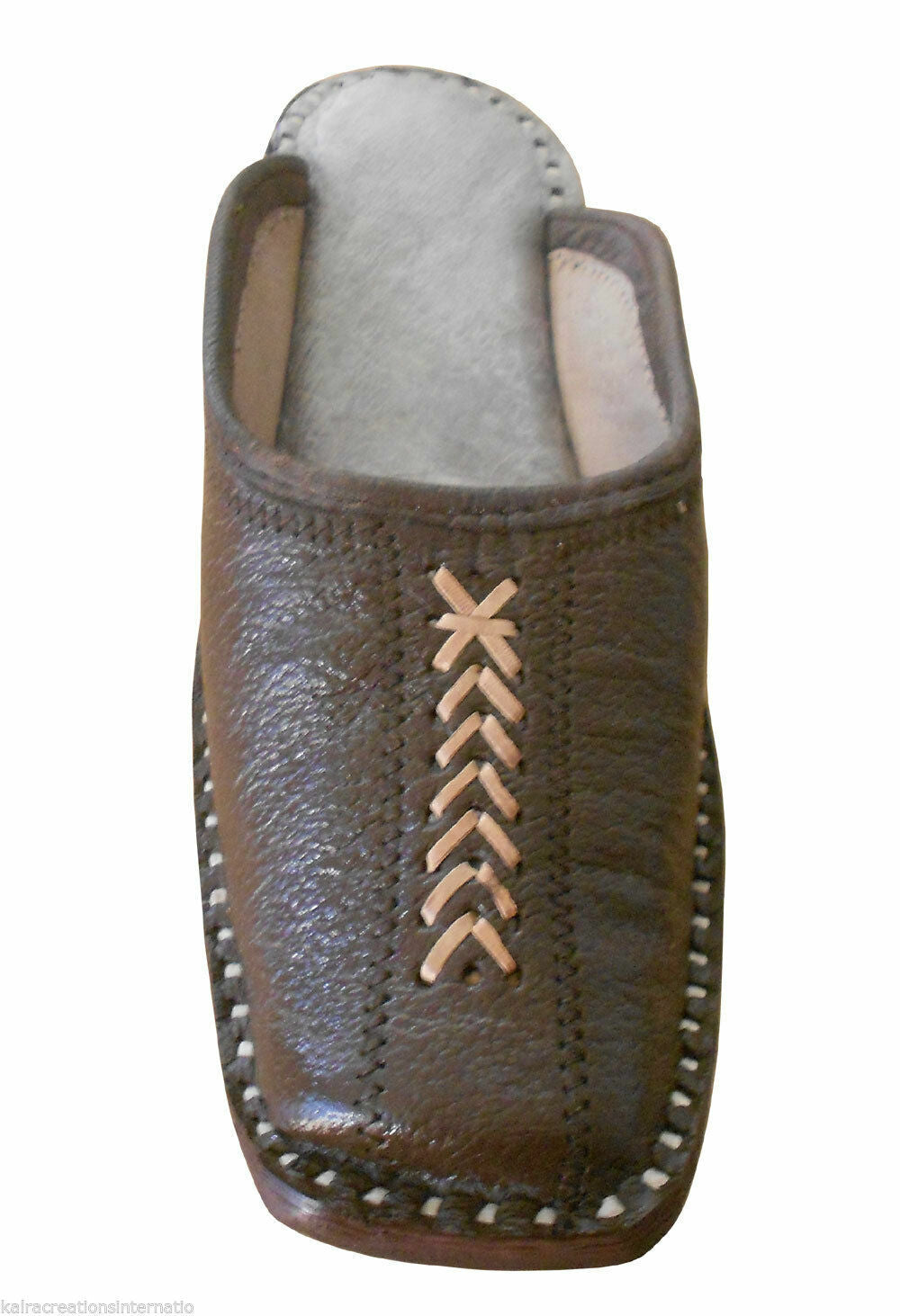 Men Slippers Indian Handmade Jutties Wedding Leather Mojaries Traditional Flip-Flops Flat US 7