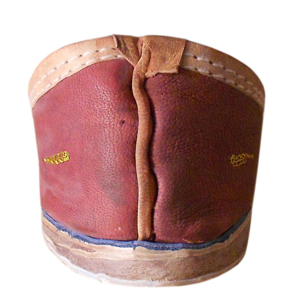 Men Shoes Traditional Leather Brown Jutties Espadrilles Mojaries Flip-Flops US 8