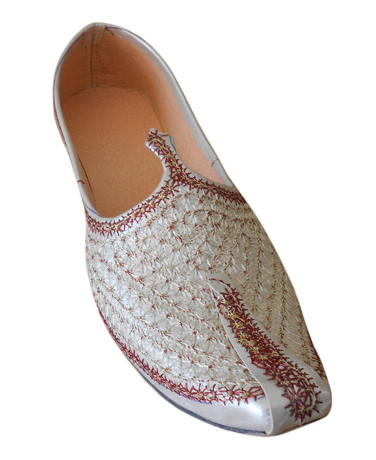 By Kalra Creations Men Shoes Wedding Mojaries Handmade Khussa Indian Groom Jutties Flip-Flops Flat US 7-11