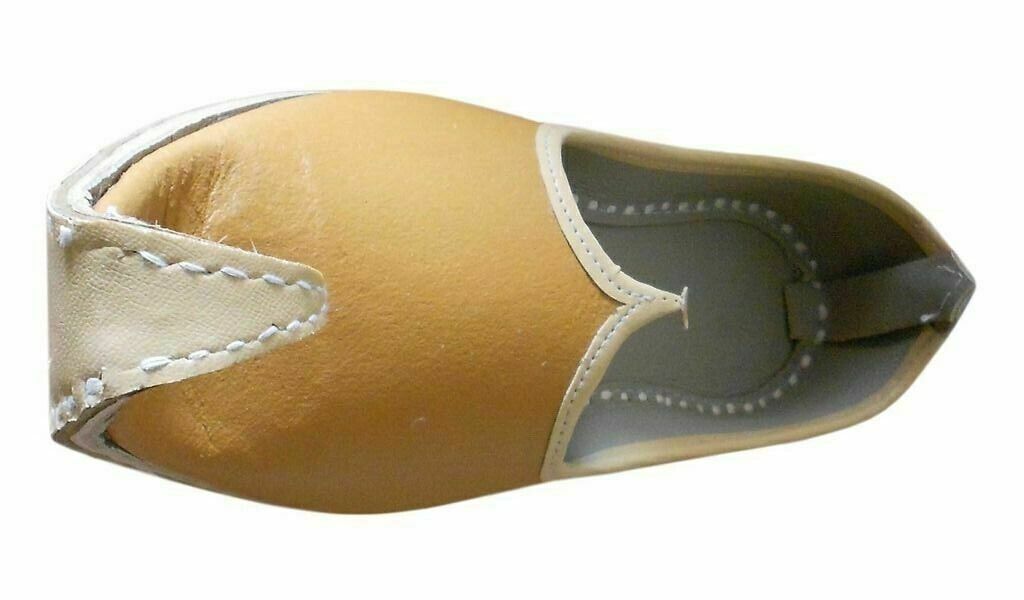 Women Shoes Indian Unisex Ethnic Mojaries Punjabi Jutties Khussa Flip-Flops Flat US 9-12.5
