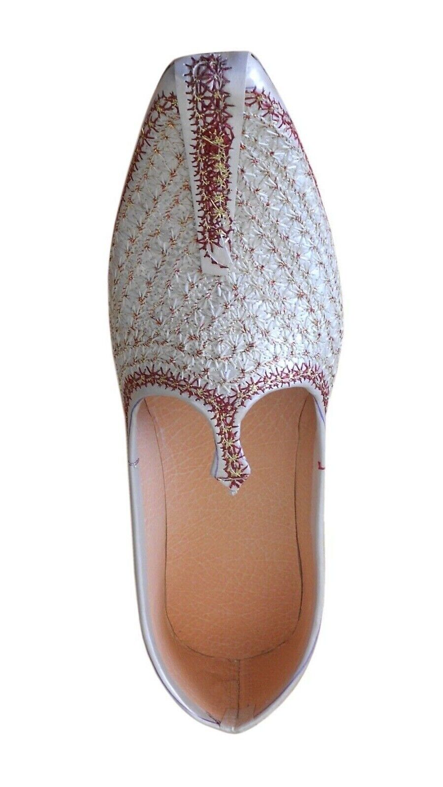 Men Shoes Wedding Mojaries Handmade Khussa Indian Groom Jutties Flip-Flops Flat US 7-11