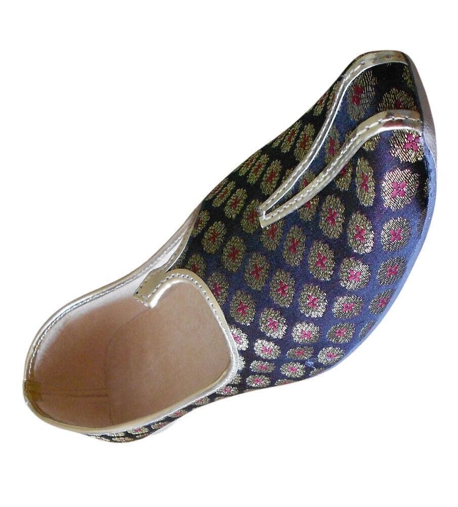 Men Shoes Indian Mojaries Sherwani Khussa Groom Party Ethnic Jutties Loafers & Slip Ons Flip-Flops Flat US 6-10