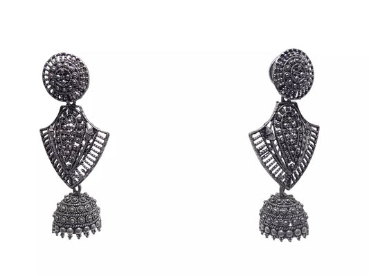 Women Earrings Brass Jewelry Indian Bollywood Style Bridal Earrings Brass By Kalra Creations