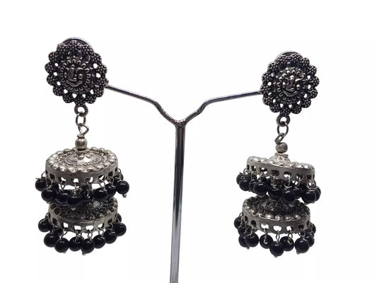 Women Earrings Brass Jewelry Indian Bollywood Style Bridal Brass Earrings By Kalra Creations