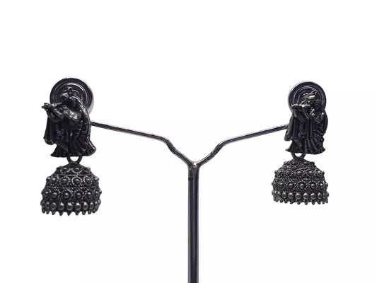 Women Earrings Brass Jewelry Indian Bollywood Style Bridal Brass Earrings By Kalra Creations