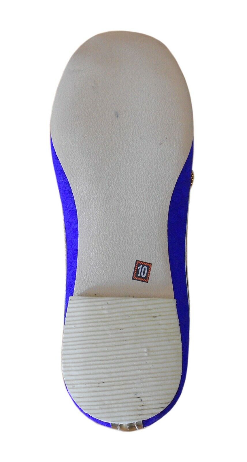 Men Shoes Wedding Indian Mojaries Blue Khussa Groom Jutties Loafers & Slip Ons Flip-Flops Flat US 6-9