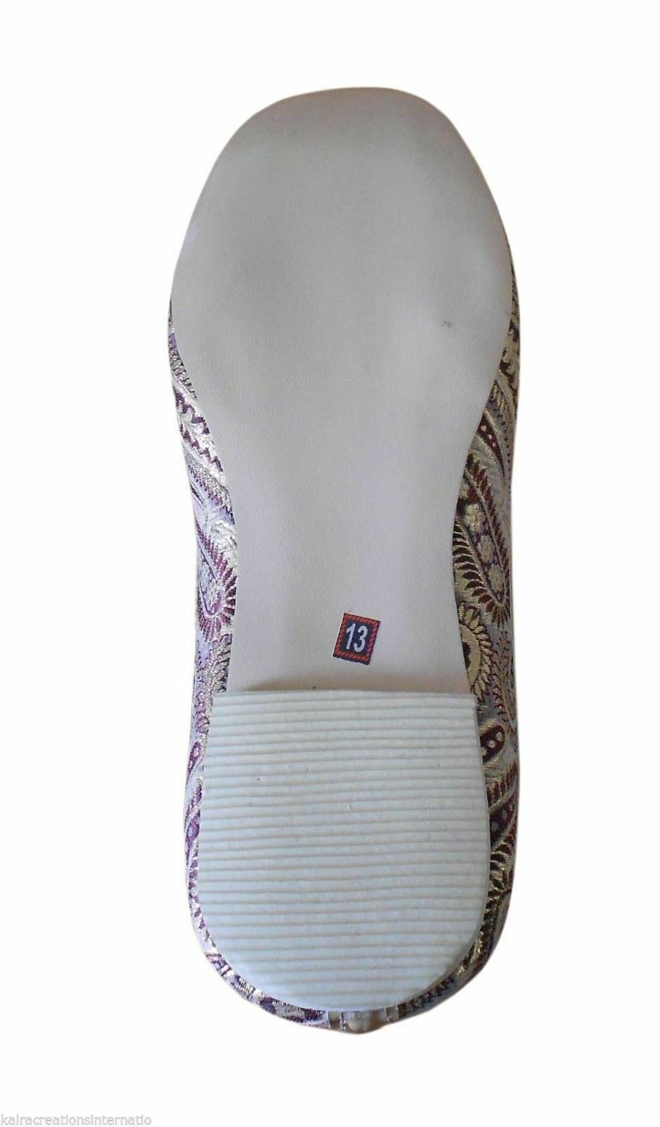 Men Shoes Indian Mojaries Wedding Sherwani Jutties Handmade Groom Khussa Mojaries Flip-Flops Flat US 6-9