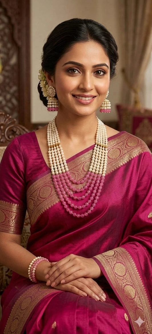 Women Jewellery Necklace Latest Stylish Design Fancy Pearl Necklace Jewellery By Kalra Creations