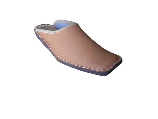 By Kalra Creations Men Shoes Brown Clogs Slippers Casual Indian Handmade Leather Mojaries Khussa Flip-Flops Flat US 8/9