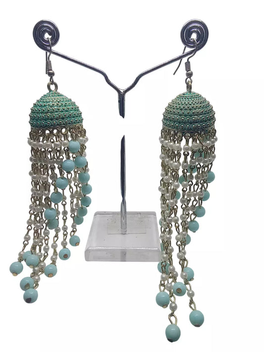 Women Earrings Brass Style Bridal Brass Earrings Jewelry Indian Bollywood By Kalra Creations