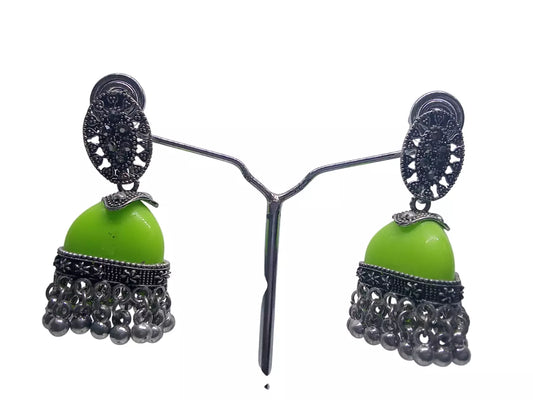 Women Jewelry Indian Style Bridal Brass Earrings By Kalra Creations