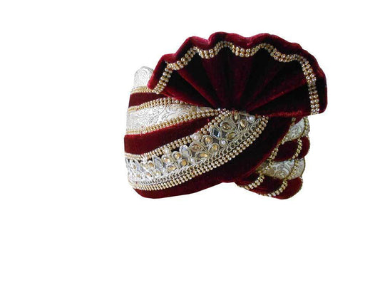 Men Hat Medium Turban Pagri Traditional Groom Safa Sherwani Pag Top 22"