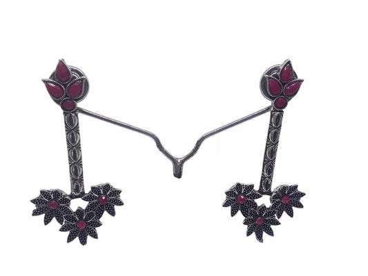 Bollywood Women Style Bridal Brass Earrings Brass Jewelry Indian Earrings By Kalra Creations