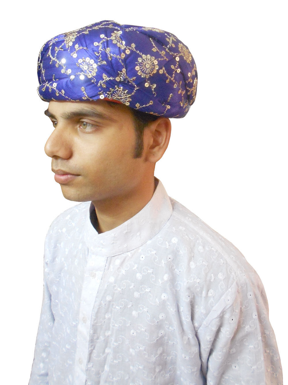 Kids Hat Indian Cotton Blend Safa Handmade Pagri Top Turban 51 Cms (20")