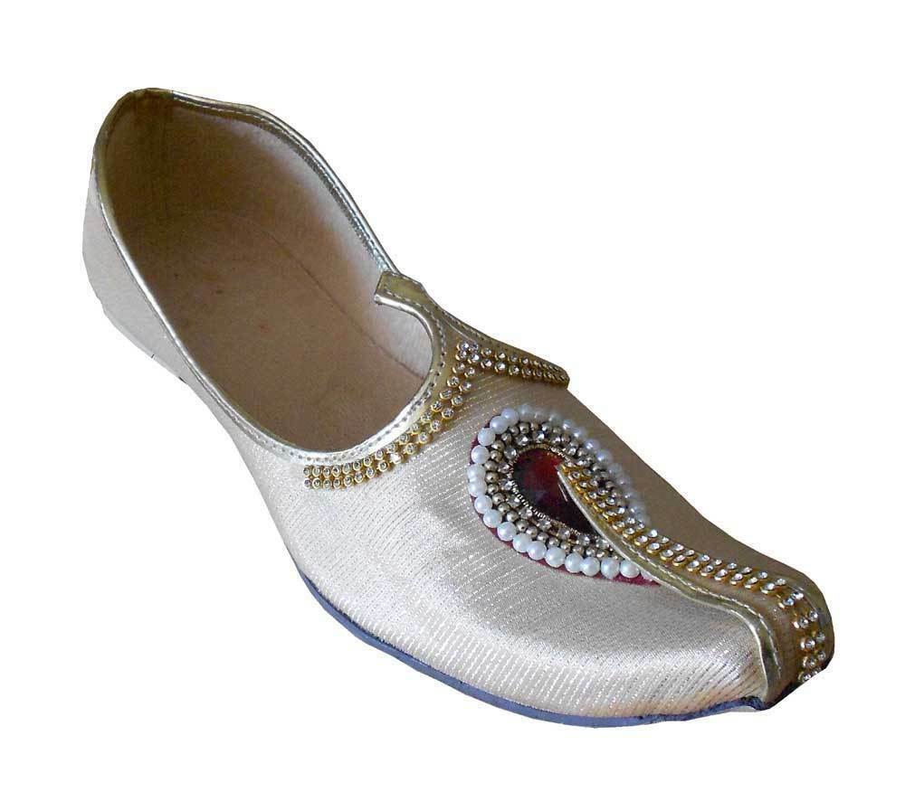 Men Shoes Indian Wedding Groom Khussa Sherwani Mojaries Loafers & Slip Ons Flip-Flops Flat US 6-11
