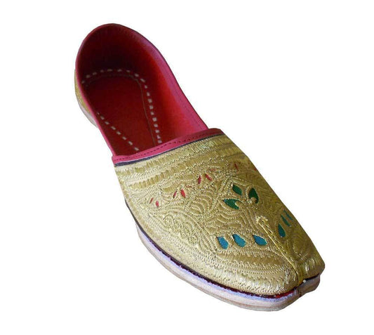 By Kalra Creations Men Shoes Indian Wedding Jutties Leather Mojaries Loafers & Slip Ons Flip-Flops Flat US 8-11