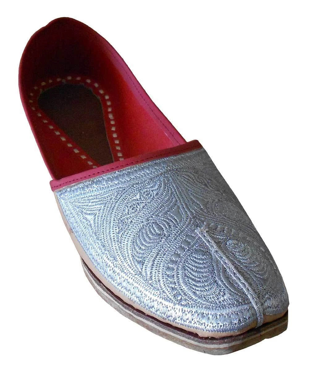 Men Shoes Indian Wedding Leather Handmade Jutties Khussa Mojaries US 8-11