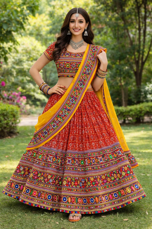 Women's Navratri Garba Lehenga Choli