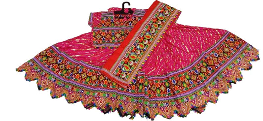 Mirror Work Chaniya Choli for Navratri | Garba Lehenga Dandiya Dress