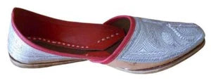 Men Shoes Indian Wedding Leather Handmade Jutties Khussa Mojaries US 8-11